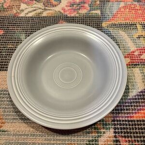 Vintage Fiesta Ware Elegant Gray Soup Bowl EUC Retro Homer Laughlin Collectible